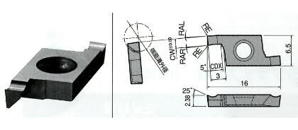 ツインバー PR1535 | KYOCERA(京セラ) - 小内径加工/小径端面溝入れ