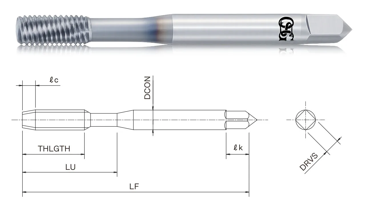 OSG GRT 高性能 低炭素型転造タップ