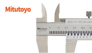 Mitutoyo 本当の定規バーニヤノギス N-15K 